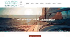 Desktop Screenshot of boatshow.co.za