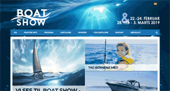 Desktop Screenshot of boatshow.dk